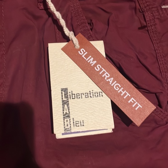 NWT burgundy LAB pants - Picture 4 of 9